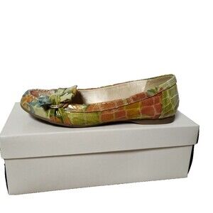 Anne Klein AKKISMET Slip-On 7.5 M Shoe Leather Slip-On Flats  6030909-M30